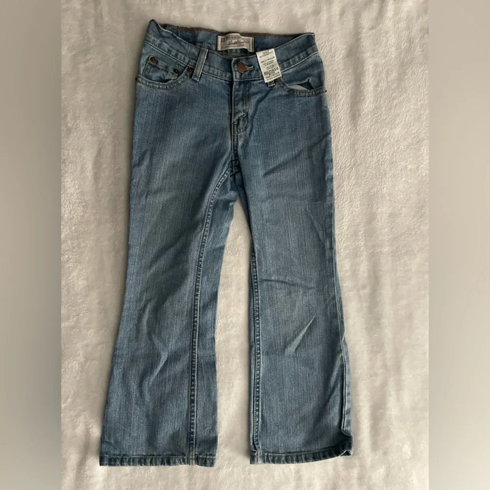 Levi Strauss Girls size 7 regular Bootcut Flare Jeans - Blue